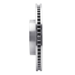 Lexus LS460 Brake Rotor (1) - Front Left - R1 Concepts - Drilled & Slotted - Silver - `07-`23